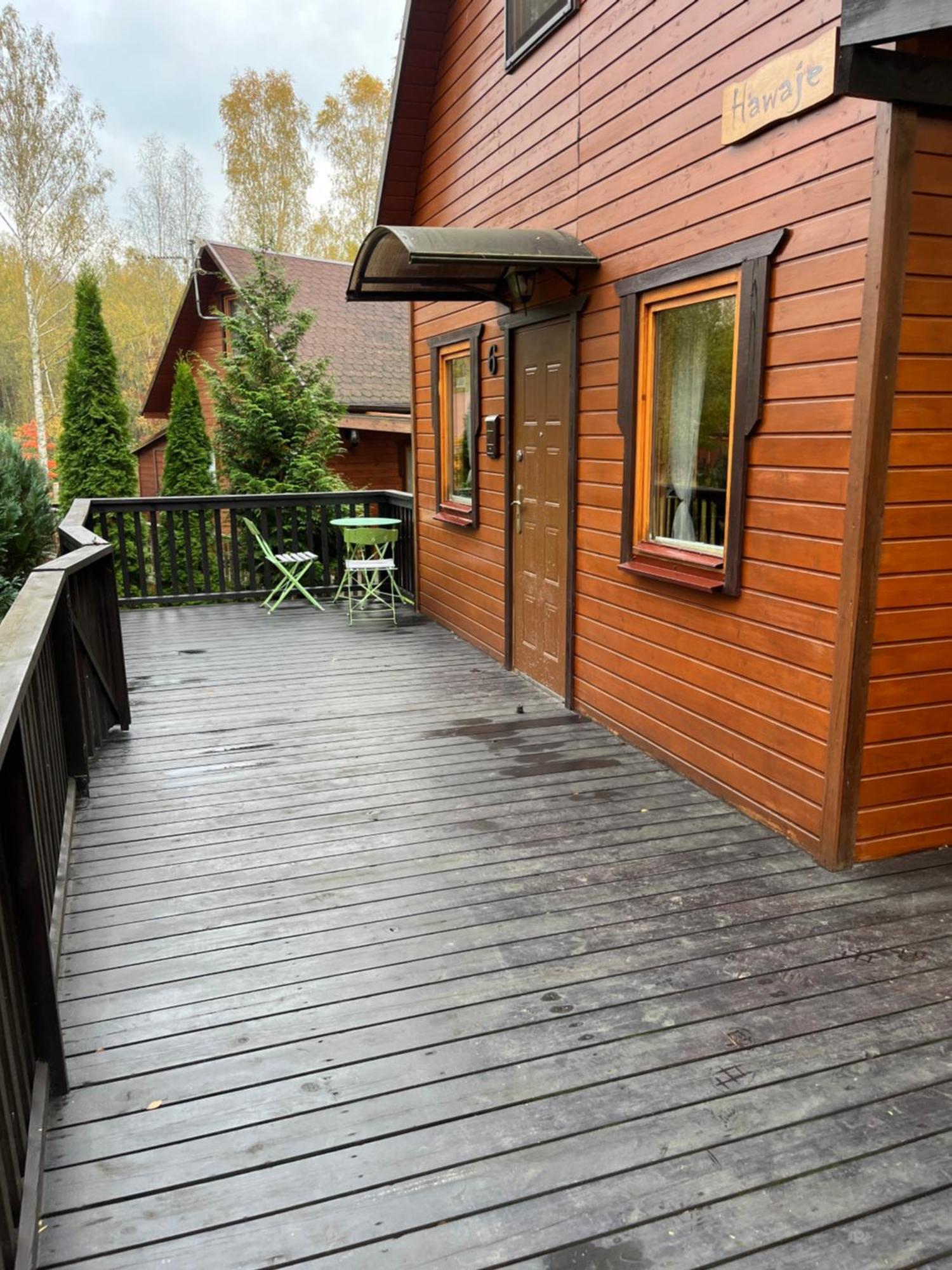 Domek Caloroczny Hawaje Nad Jeziorem Kazub Cieciorka Exterior photo
